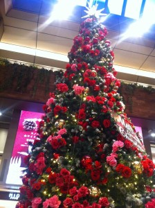 薔薇のクリスマスツリー